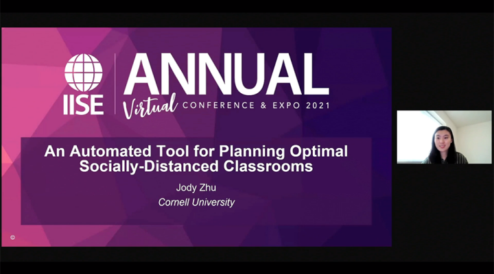IISE Annual Virtual Conference presentation screenshot