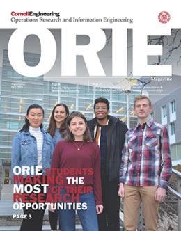Fall 2021 ORIE Magazine cover