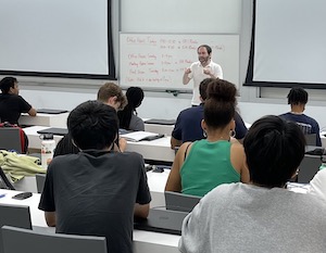 Professor David Shmoys teaches a summer section of ENGR 1101